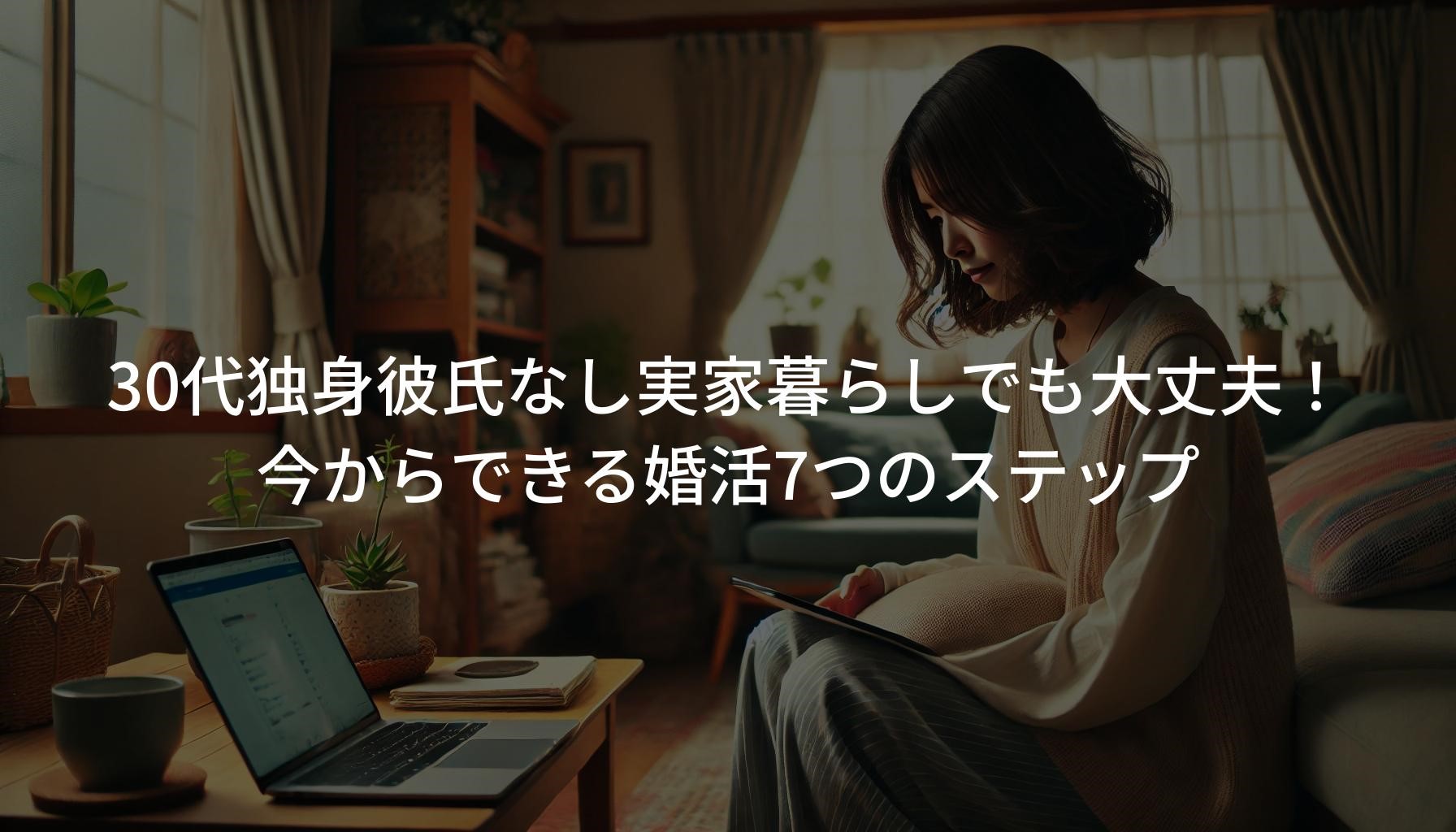 30代独身彼氏なし実家暮らしでも大丈夫！今からできる婚活7つのステップ