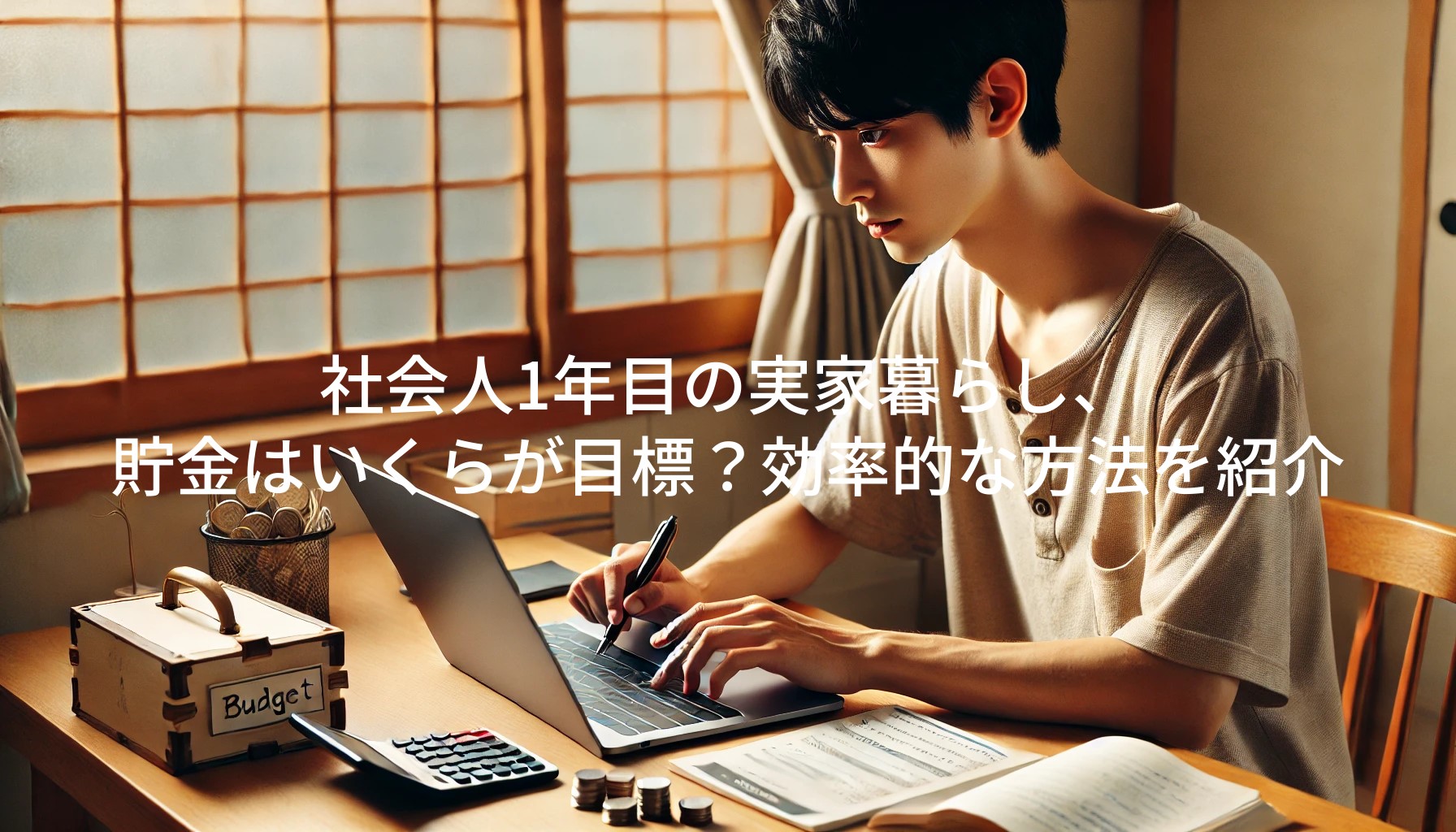 社会人1年目の実家暮らし、貯金はいくらが目標？効率的な方法を紹介