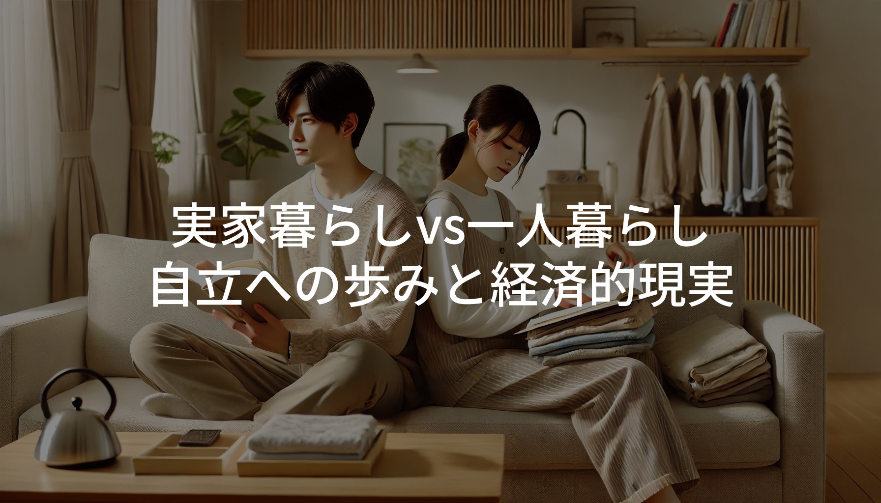 実家暮らしvs一人暮らし：自立への歩みと経済的現実