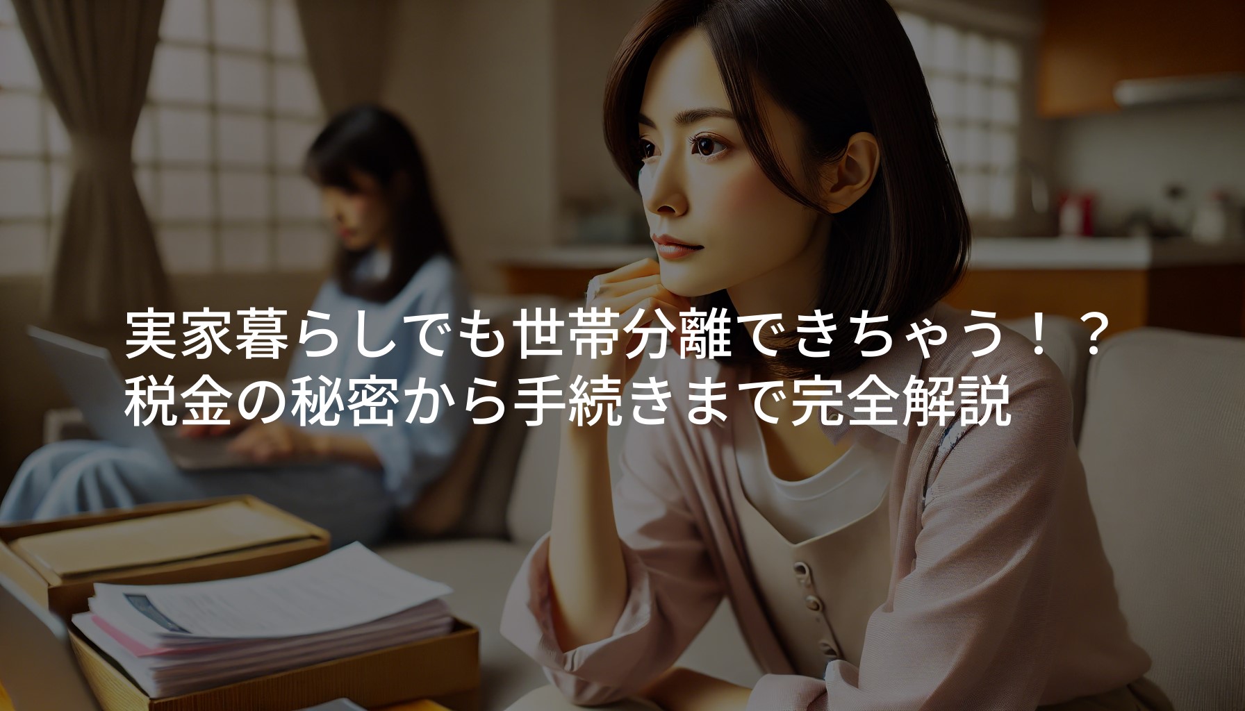 実家暮らしでも世帯分離できちゃう！？税金の秘密から手続きまで完全解説