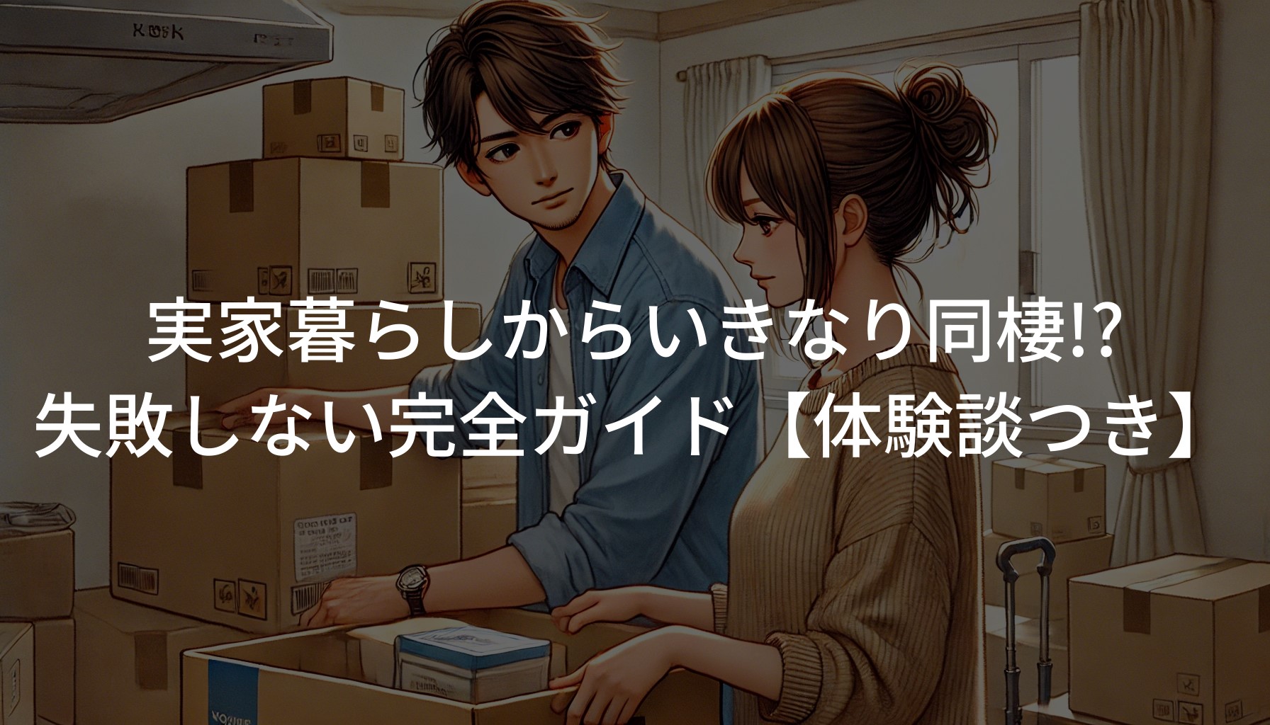 実家暮らしからいきなり同棲!? 失敗しない完全ガイド【体験談つき】