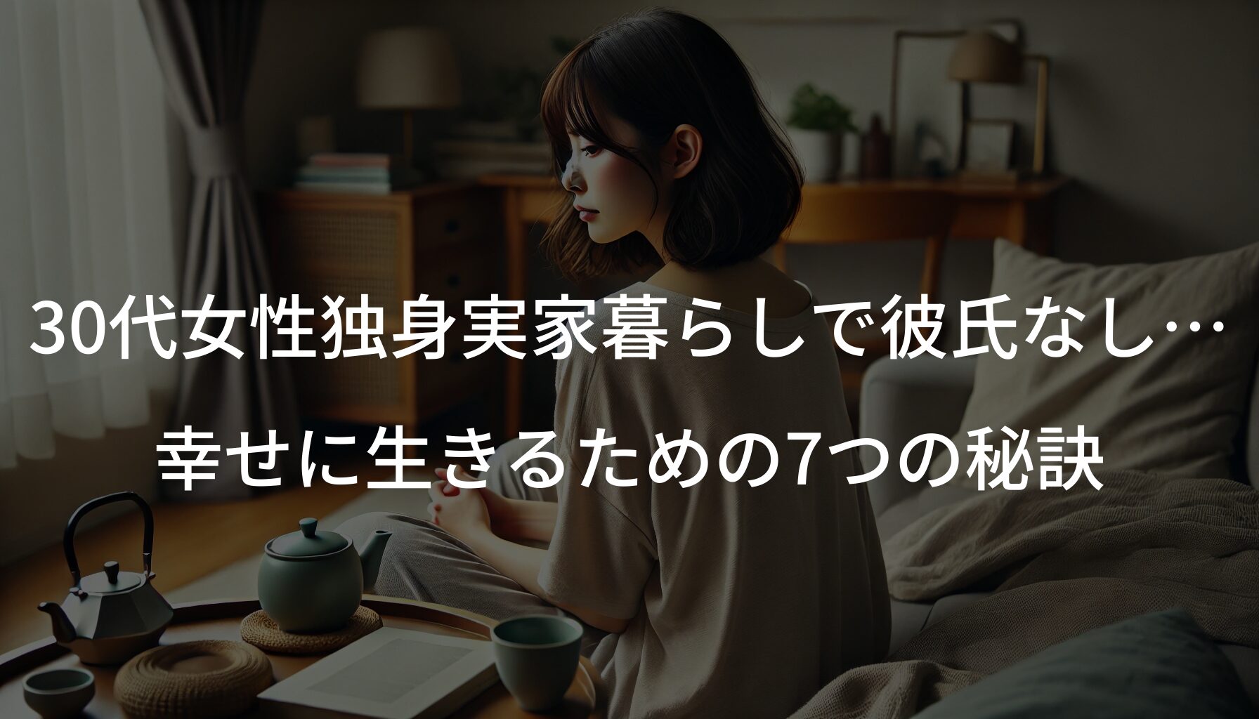 30代女性独身実家暮らしで彼氏なし…幸せに生きるための7つの秘訣