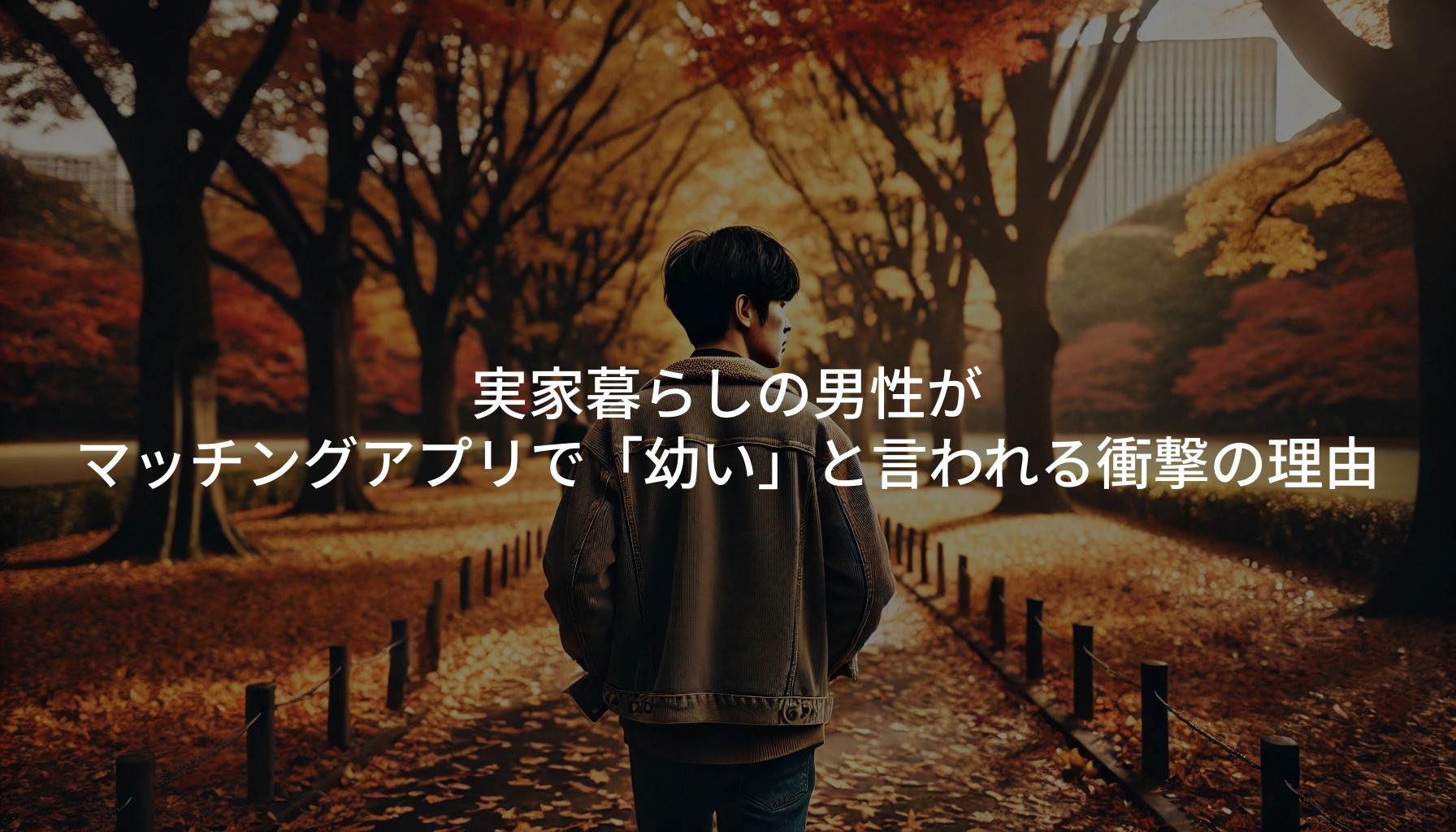 実家暮らしの男性がマッチングアプリで「幼い」と言われる衝撃の理由